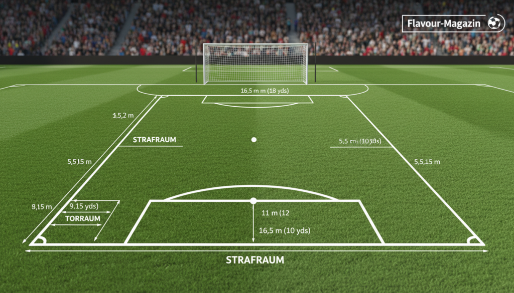 Strafraum Torraum Abmessungen