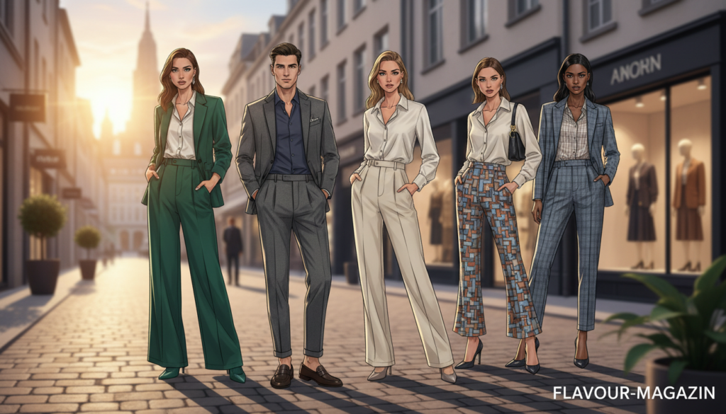 Vielfältige Silhouetten und Passformen