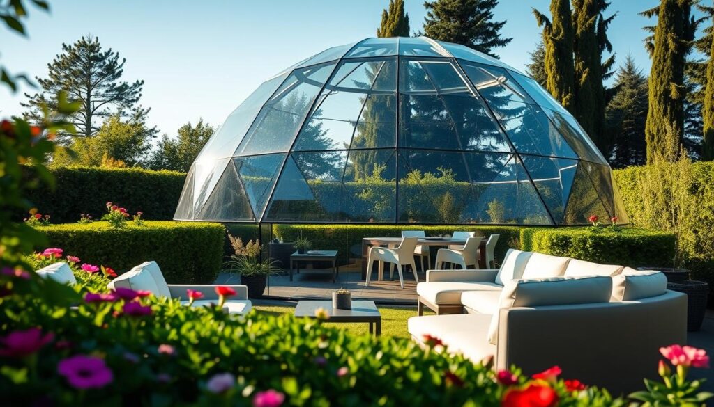 Transparente Raumgestaltung und Polycarbonat-Qualität
